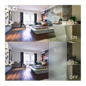 Έξυπνο εναλλασσόμενο τζάμι για πόρτα ντους